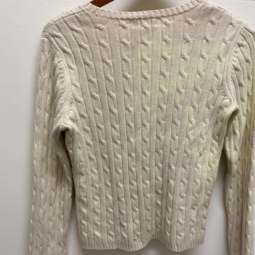 Cream sweater